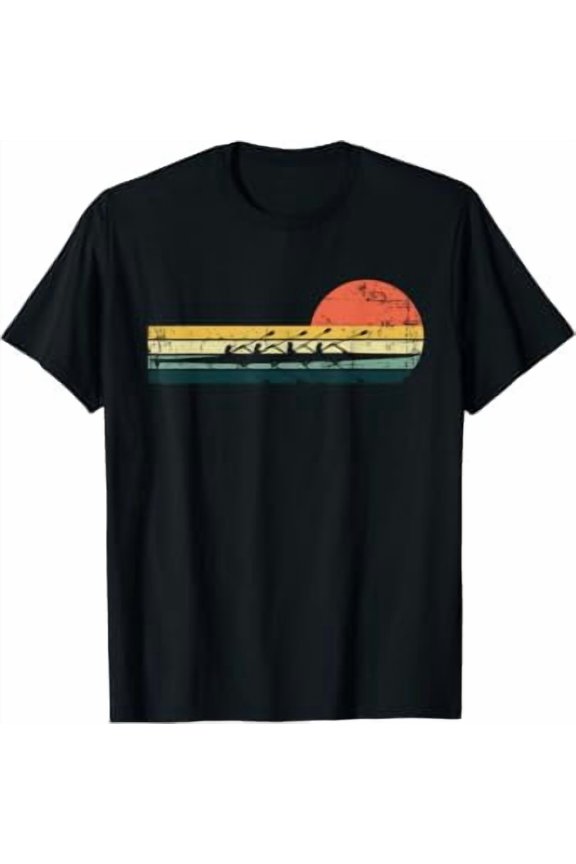 Vintage Rowing Rower Crew Boat Sculling Lovers Outfit T-Shirt