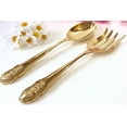 thumbnail image 1 of Vintage Royal Doulton Old Country Roses Serving Fork & Spoon set in Gold, 1 of 3