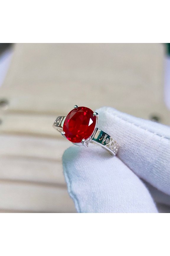 Vintage Ruby Promise Ring, Pink Ruby Ring, Engagement Ring, First Anniversary Ring, Wedding Bands, Statement Ring, Handmade Ring