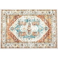 thumbnail image 1 of Vintage Rug - 4*6ft/5*7ft/6*9ft/8*10ft/9*12ft Washable Area Rug, Entryway Stain Resistant Kitchen Mat, Non Slip Non Shedding, Pet Friendly Bathroom Carpet, for Indoor Bedroom Living Laundry Room, 1 of 8