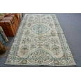thumbnail image 1 of Vintage Rug, 4.9x8.3 ft Large Rug, Turkish Rug, Antique Rug, Rugs For Bedroom, Green Anatolian Rugs, Large Oushak Rug, 12854, 1 of 10