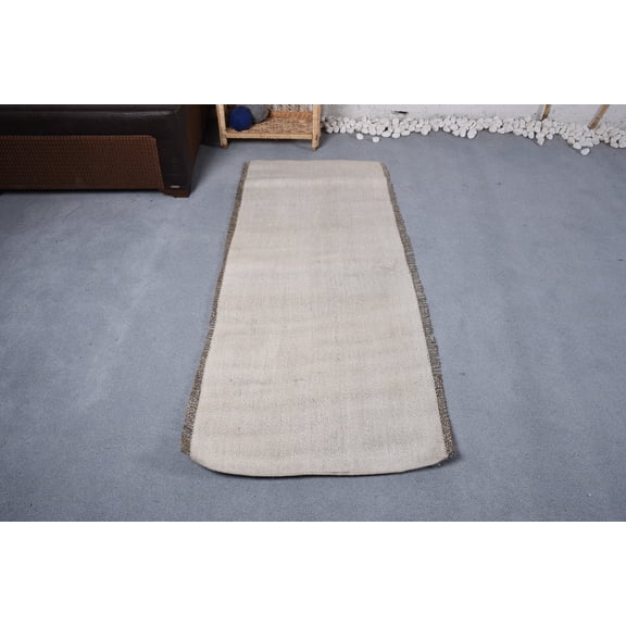 Vintage Rug, 5.5x2.2 ft Small Rug, Wool Rug, Boho Rug, Floor Rugs, Turkish Rug