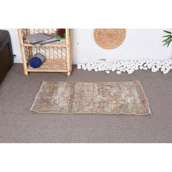 Vintage Rug, Colorful Rug, Anatolian Rug, 1.9x3.4 ft Small Rug, Turkish Rugs