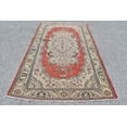 thumbnail image 1 of Vintage Rug, Large Carpet, Turkish Rug, Oushak Carpet, 63x104 inches Beige Rug, Handwoven Living Room Carpet, 10470, 1 of 10