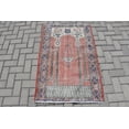 thumbnail image 1 of Vintage Rug, Small Rug, Turkish Rug, Antique Carpet, 32x50 inches Red Rug, Handwoven Gift Rug, Tribal Little Rug, 9318, 1 of 10
