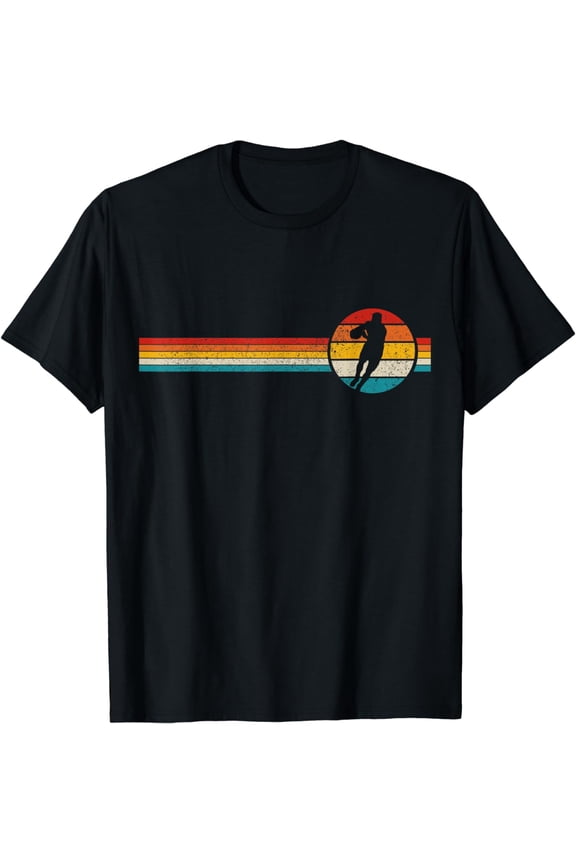 Vintage Rugby Player Sports Retro Men Boys Rugby T-Shirt