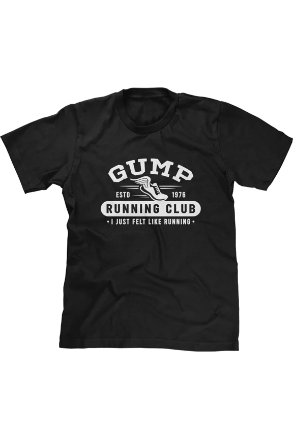 Vintage Running Club Forest Gump Movie Fan Pop Culture Gift Hanks Mens Tee - Perfect Gifts For Everyone