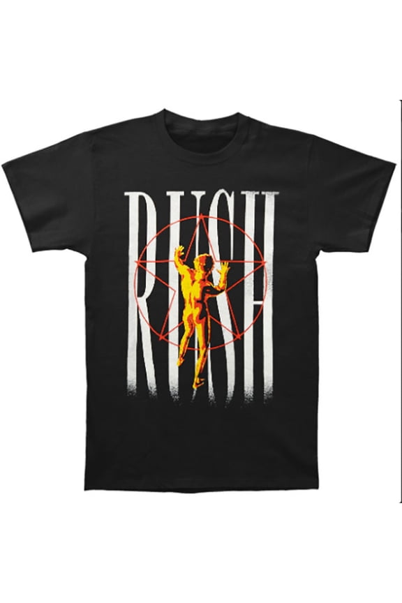 Vintage Rush Rockk Ban Black men T-shirt S M L 234XL D1116