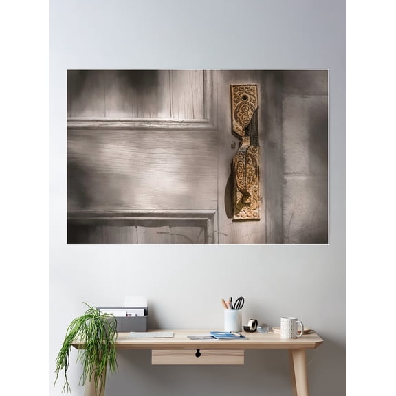 Vintage Rust Poster Wall Art, Modern Wall Decor For Living Room Bedroom, 24x36 UNFRAMED