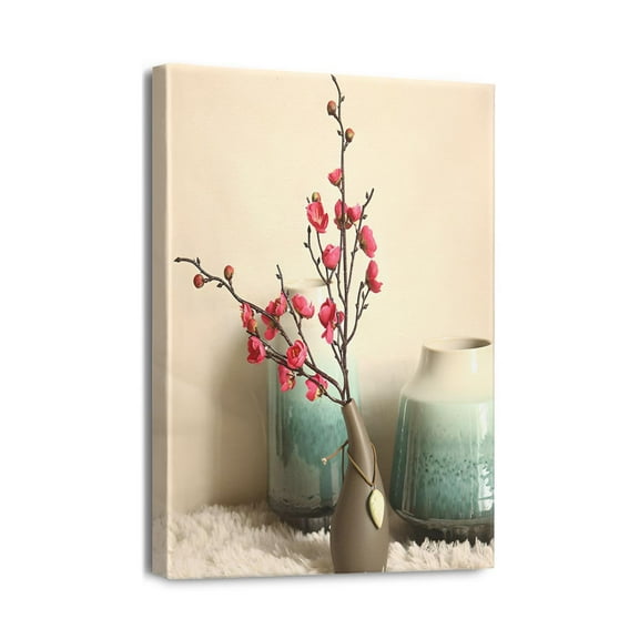 Vintage Rustic Neutral Painting - 12x16 Unframed Wall Art Print, Ideal for Modern Home or Room Decor