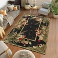 thumbnail image 1 of Vintage Rustic Rooster Area Rug French Country Rugs Farmhouse Rug Chicken Carpet Non-Slip Ideal For High Traffic Areas In Entryway Kitchen Living Room Bedroom 3x4ft, 1 of 6