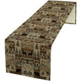 thumbnail image 1 of Vintage Rustic Table Runne Elk Deer Brown Bear Nature Wildlife Retro Farmhouse Cabin Table Runne for Kitchen Dining Room Holiday Party Decor Coffee Table Decoration 13x70in, 1 of 6