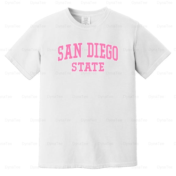 Vintage, SDSU, San Diego, State, Aztecs, College, University, Retro Comfort Color T-Shirt V41080 Unisex, up to 4XL