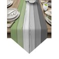 thumbnail image 1 of Vintage Sage Green Gray Woodgrain Modern Home Kitchen Dining Tablecloths Wedding Party Table Decoration Table Runner, 1 of 5