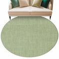 thumbnail image 1 of Vintage Sage Green Round Area Rug 5ft Washable Large Round Rug for Living Room, Soft Non-Slip Circle Rugs for Dining Room, Farmhouse Retro Beige Solid Color Floor Carpet for Bedroom Entryway Office, 1 of 8