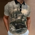 thumbnail image 1 of Vintage Sailboat 3D Printed Polo Shirts For Men Clothes Sailor Boat POLO Shirt Ship Male Streetwear Casual Short Sleeve Y2k Tops, 1 of 6