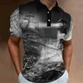 thumbnail image 1 of Vintage Sailboat 3D Printed Polo Shirts For Men Clothes Sailor Boat POLO Shirt Ship Male Streetwear Casual Short Sleeve Y2k Tops, 1 of 5