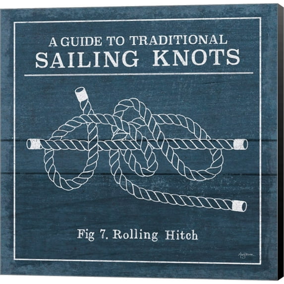 Vintage Sailing Knots VIII by Mary Urban, Canvas Wall Art