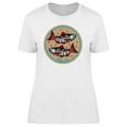 thumbnail image 1 of Vintage Salmon Fishes T-Shirt Women -Image by Shutterstock, Female x-Large, 1 of 2