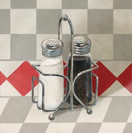 Vintage Salt and Pepper Canvas Art - Arnie Fisk (24 x 24)