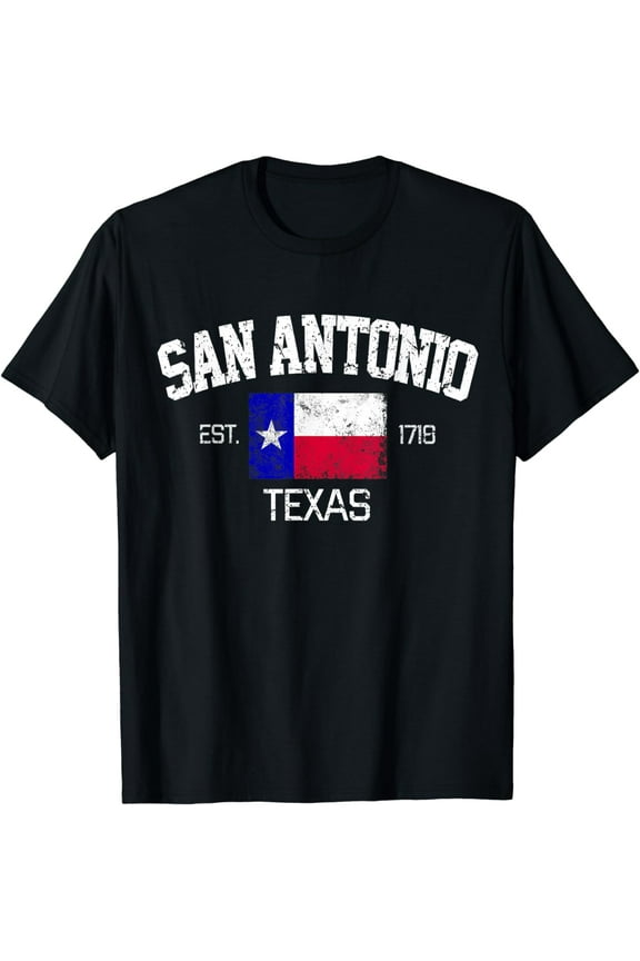 Vintage San Antonio Texas Est. 1718 Gift T-Shirt