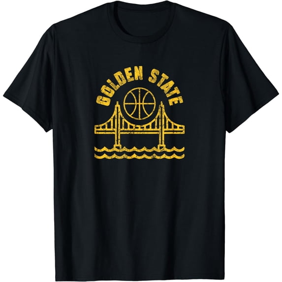 Vintage San Francisco Basketball SF Bay Area California T-Shirt