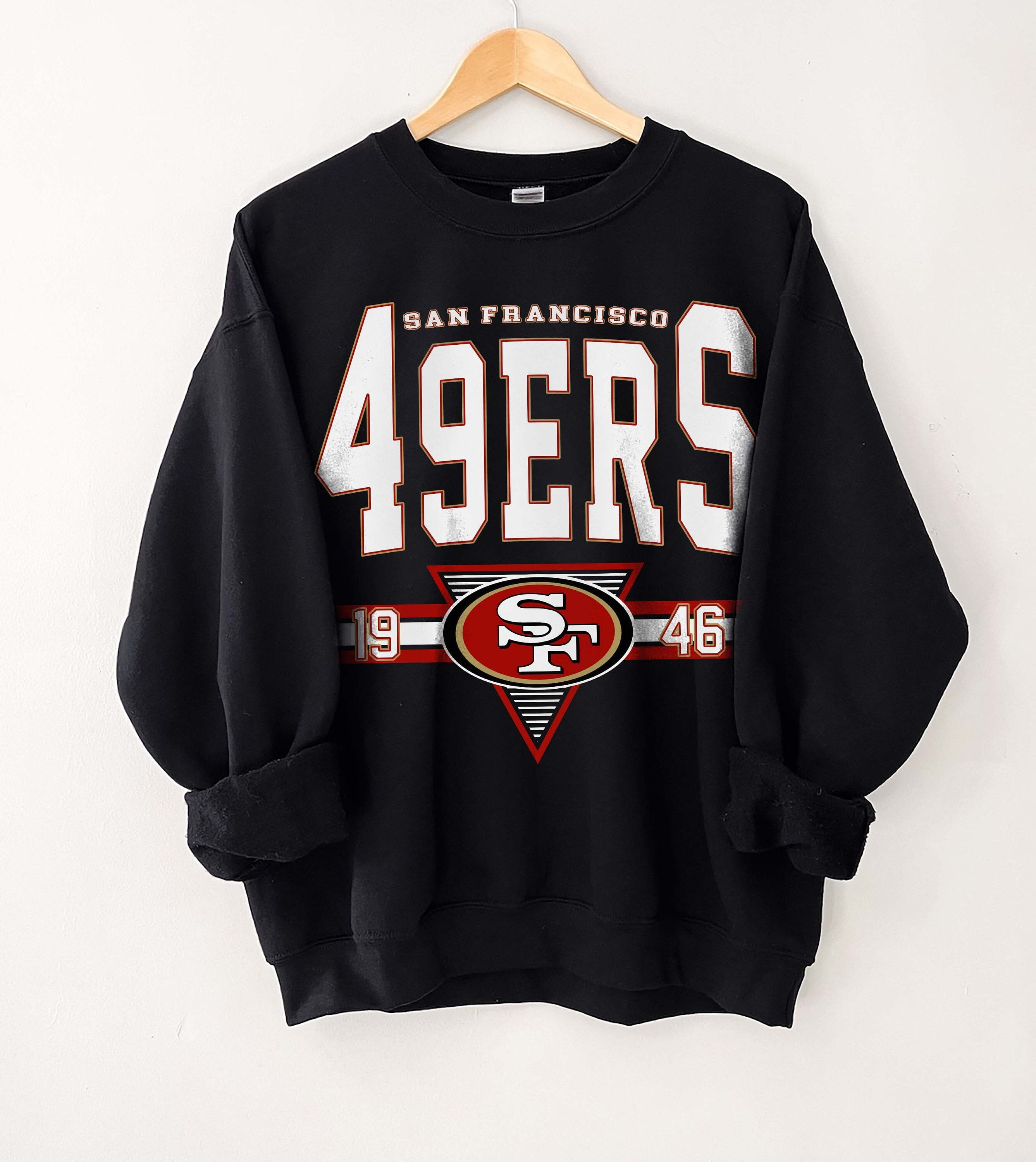 Vintage San Francisco Football Sweatshirt, SF Football Crewneck, Retro ...