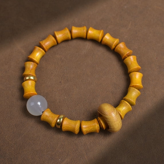 ‌Vintage Sandalwood Prayer Bracelet Lucky Bag Set