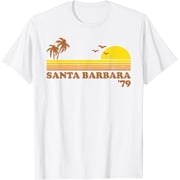 Vintage Santa Barbara California Beach Sunset Retro Travel T-Shirt