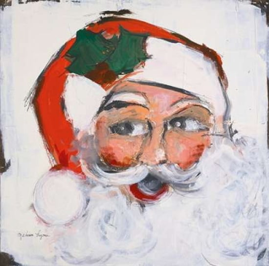 Vintage Santa Canvas Art - Melissa Lyons (24 x 24)