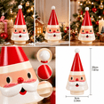 thumbnail image 1 of Vintage Santa Claus Lighted Tree Figurine - 7.87 in Resin Tabletop Christmas Decor, Battery Operated Retro Santa Statue for Holiday Mantle Shelf Home Party, 1 of 8