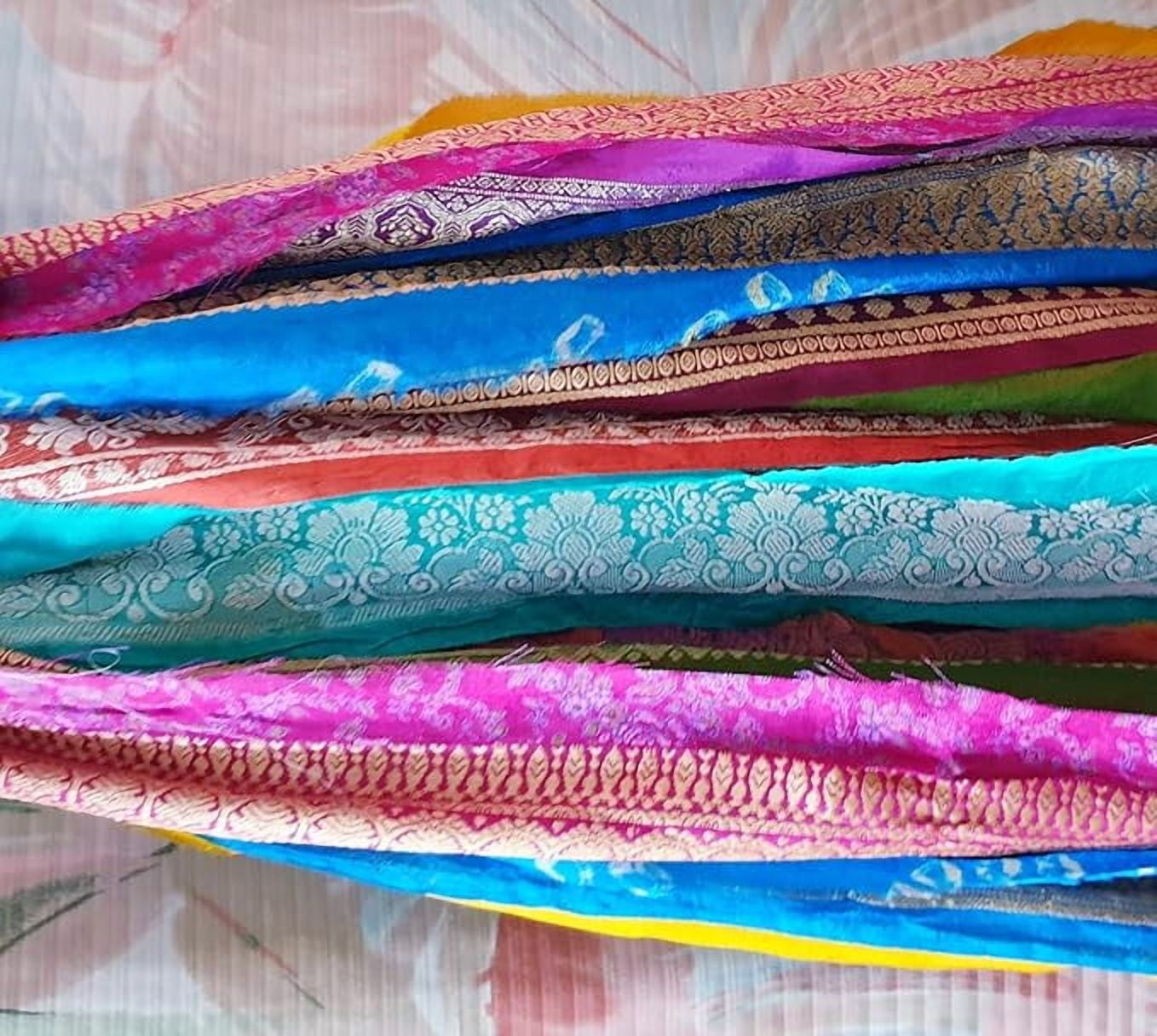 Vintage Sari Trim Lace Lot Ribbon Border 25 Pcs 1 Yard (36 inches) Each Total 25 Yards DS352
