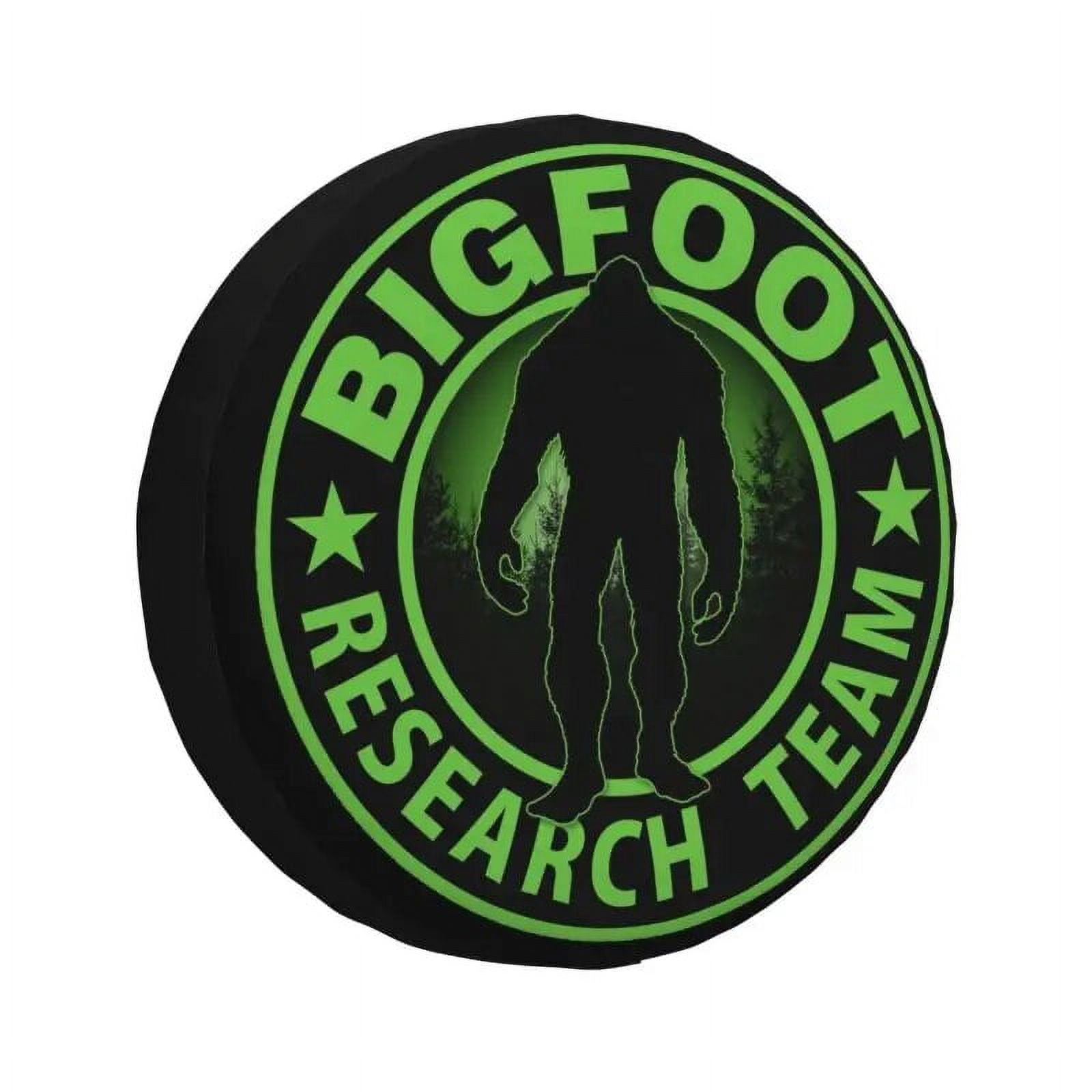 Vintage Sasquatch Research Team Bigfoot Spare Wheel Tire Cover for Honda CRV RV SUV 4WD 4x4