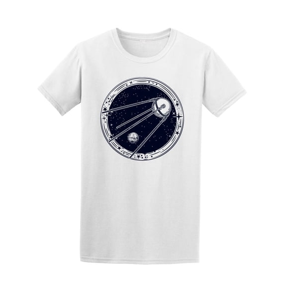 Vintage Satellite Space Sketch Tee Men's -Image by Shutterstock