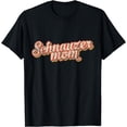 thumbnail image 1 of Vintage Schnauzer Mom Gift Standard Giant Dog Lover Pet Mama T-Shirt, 1 of 5