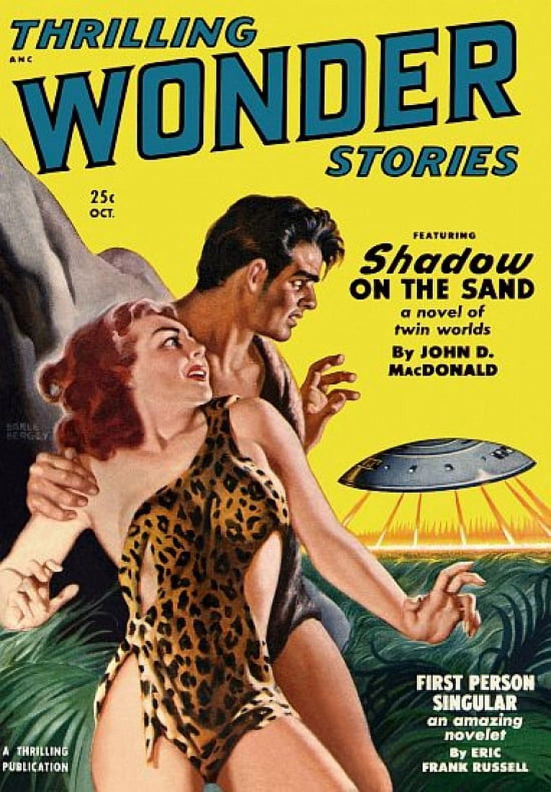 Vintage Sci Fi ANC Thrilling Wonder Stories Canvas Art - (18 x 24)