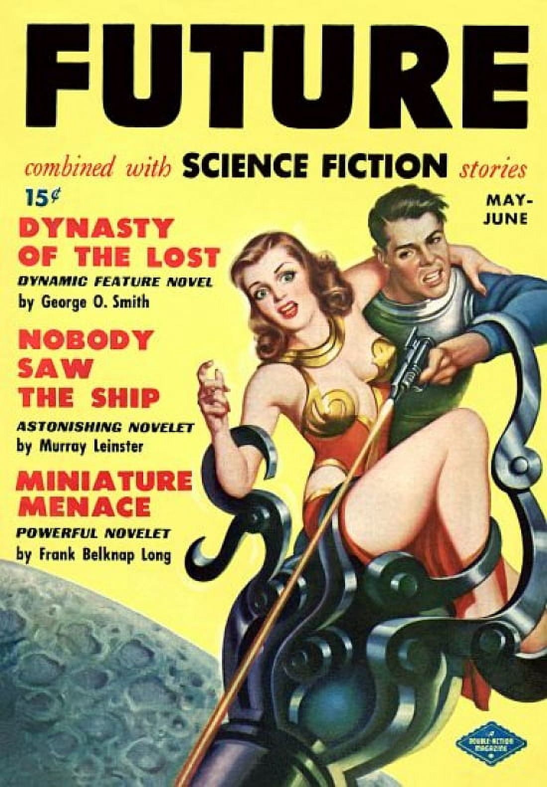 Vintage Sci Fi Nobody Saw The Ship Astonishing Canvas Art - (24 x 36)