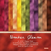 Vintage Scrapbooking Paper, 24 Sheets Colorful Pattern Decoupage Paper for Handmade Bullet Junk Journal Album Scrap Book 6'' x 6''