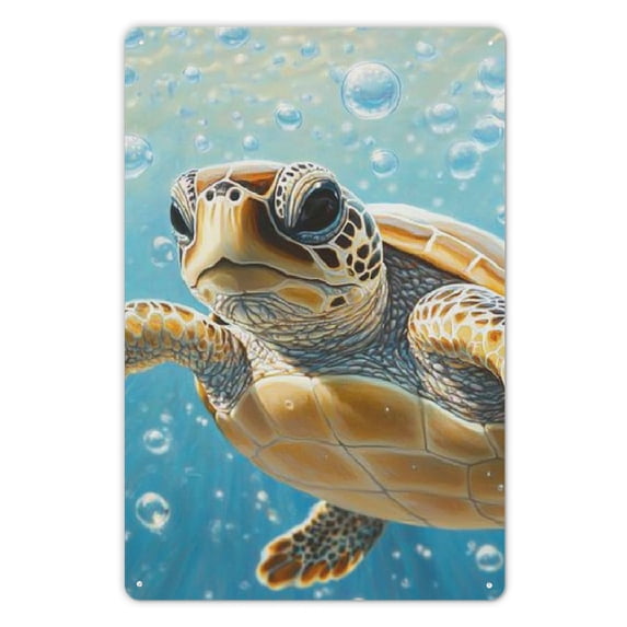 Vintage Sea Turtle Metal Sign Get Naked Unless You Are Just Visiting Bathroom Quote Tin Signs Retro Plaque Wall Decor Gift For Home Kitchen Office Club Bar Gym 12x8 Inch