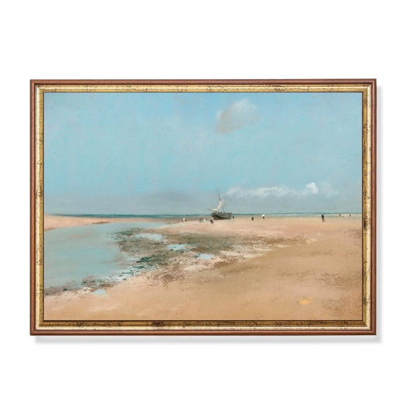 Vintage Seascape Antique Coastal Beach Art Poster Unframed Paper Print