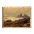 thumbnail image 1 of Vintage Seascape Coastal Antique Poster, Beach House Decor Home Decor, 8x12 UNFRAMED, 1 of 3