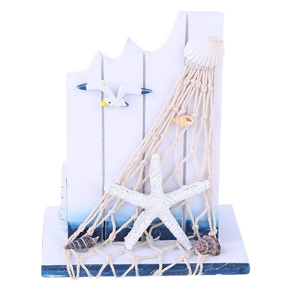 Vintage Seastyle Pen Container Home Decor Desk Storage Box Nautical Nautical Decor Handcrafted Office Organizer