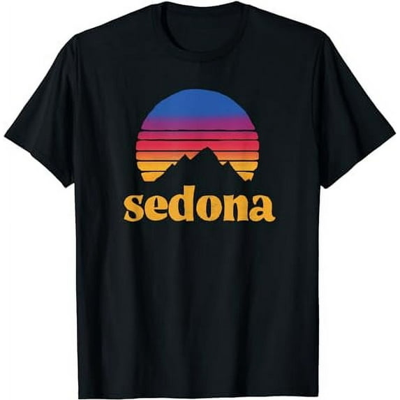 Vintage Sedona Arizona Retro Desert Sunset T-Shirt