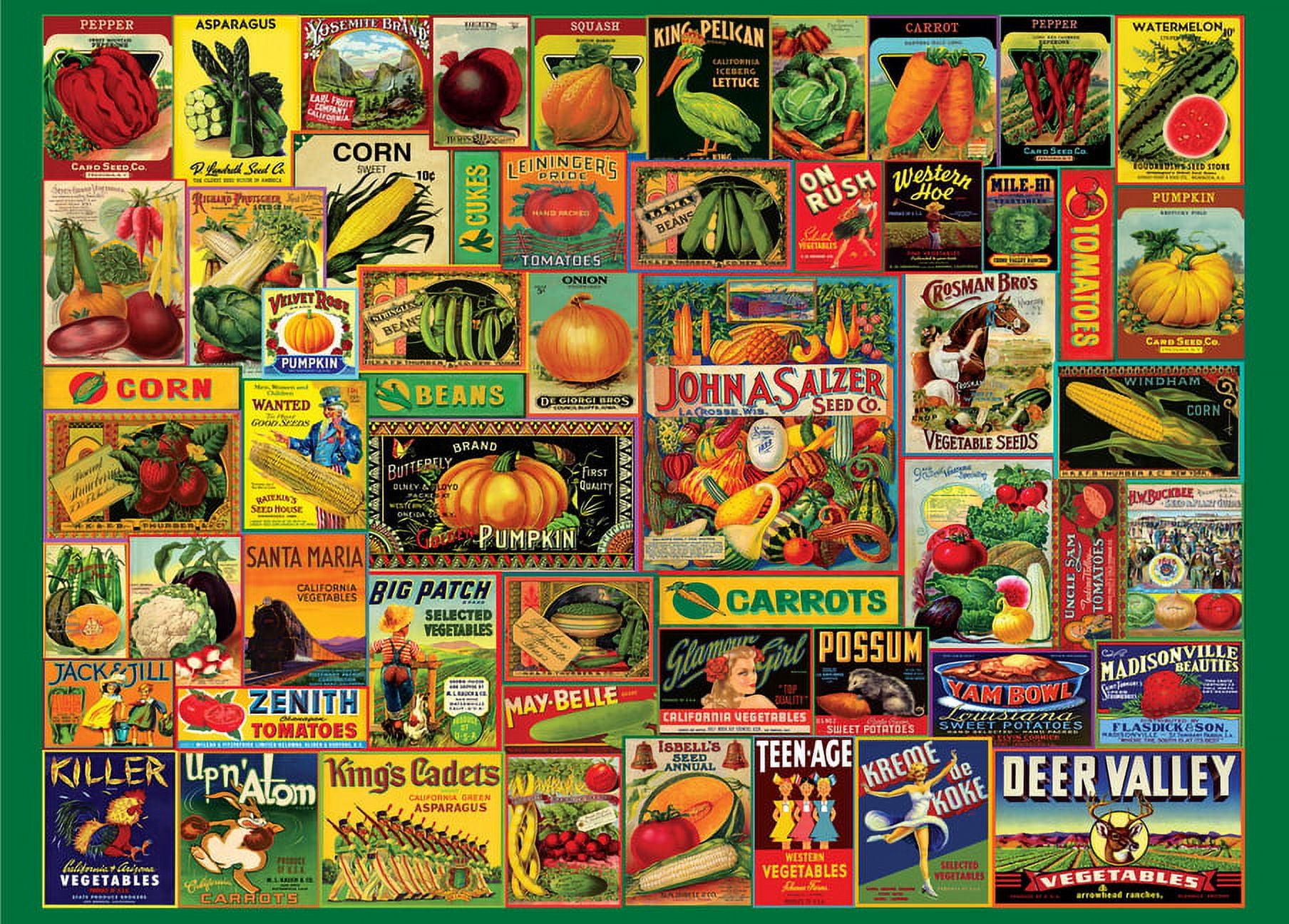 Vintage Seed Packets 1000 Piece Jigsaw Puzzle (Other)