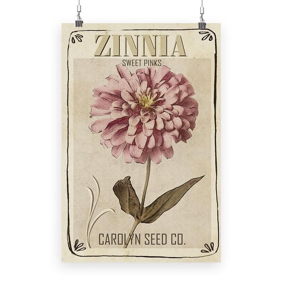 Vintage Seed Packets B Poster - Studio W Designs,