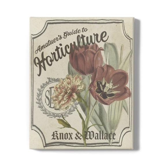 Vintage Seed Packets I Wrapped Canvas  -Studio W Designs,