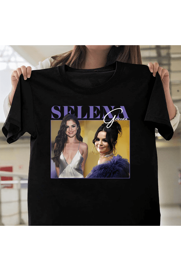 Vintage Selena Gomez Independence Day Gift 90s Shirt Pop Singer Actress V41317 Unisex T-Shirt, Size Up to 5XL