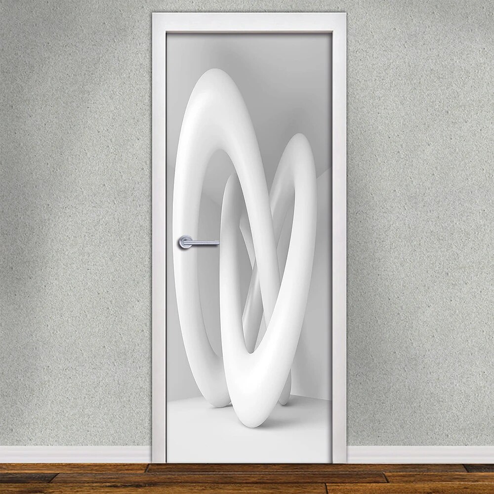 Vintage Selfadhesive Vinyl Decal Door Sticker Wallpaper Removable