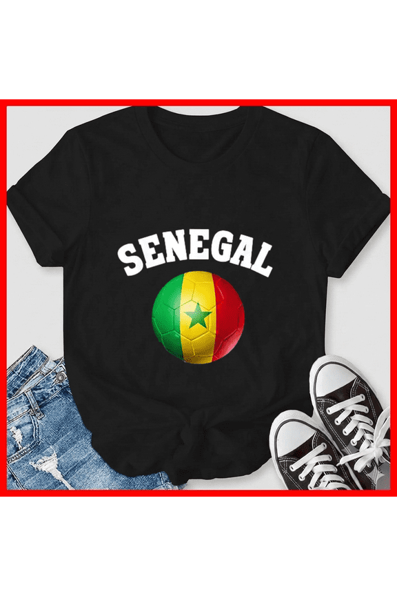 Vintage Senegal Soccer Distressed Retro National Football Apparel Unisex T-Shirt, up to size 5XL