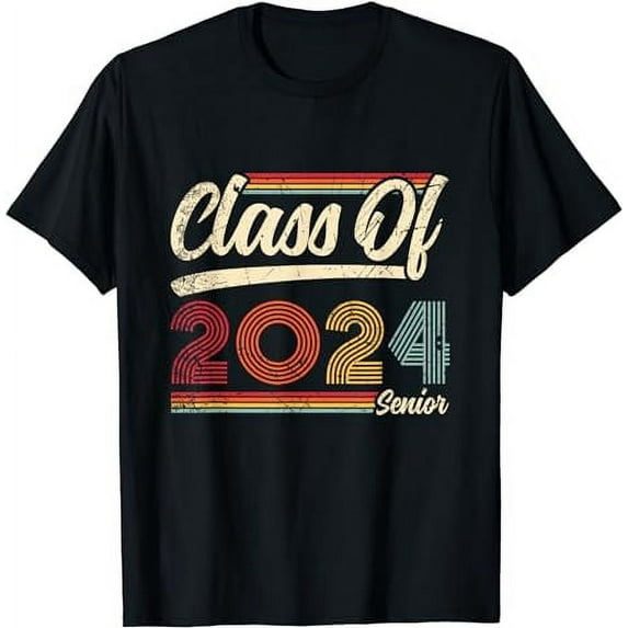 Vintage Senior Graduation Class of 2024 Senior Boys Girls T-Shirt
